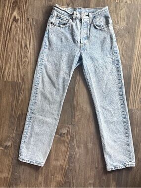 Levi's Premium 501 Original Fit Jeans - 90s Retro Light Wash XS